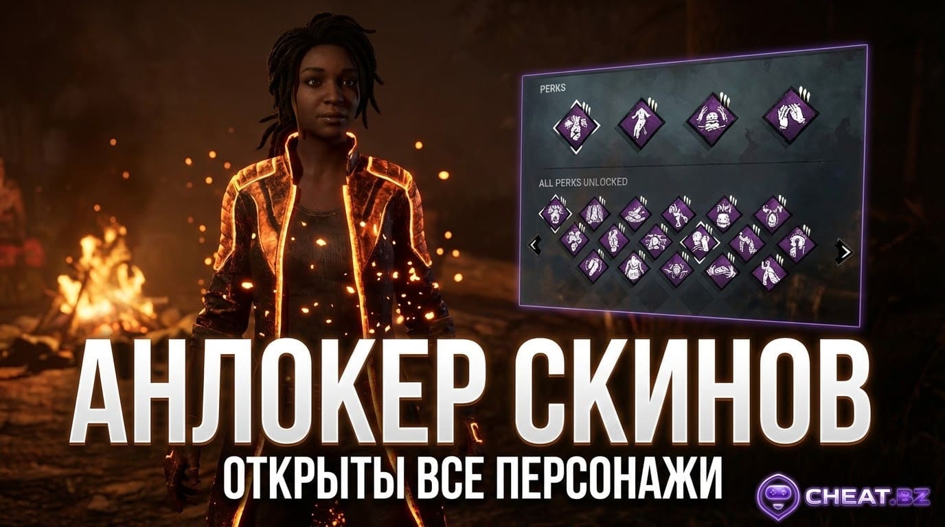 Взлом скинов и персонажей в Dead by Daylight